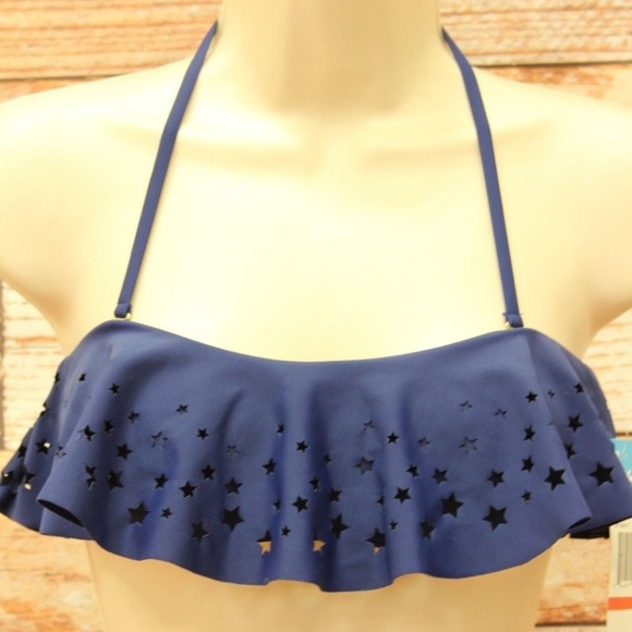 California Waves Other - NWT California Waves star bikini crop top XL